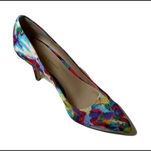BCBG Generation pink/multi Gaminkh-X Heels 6M/36